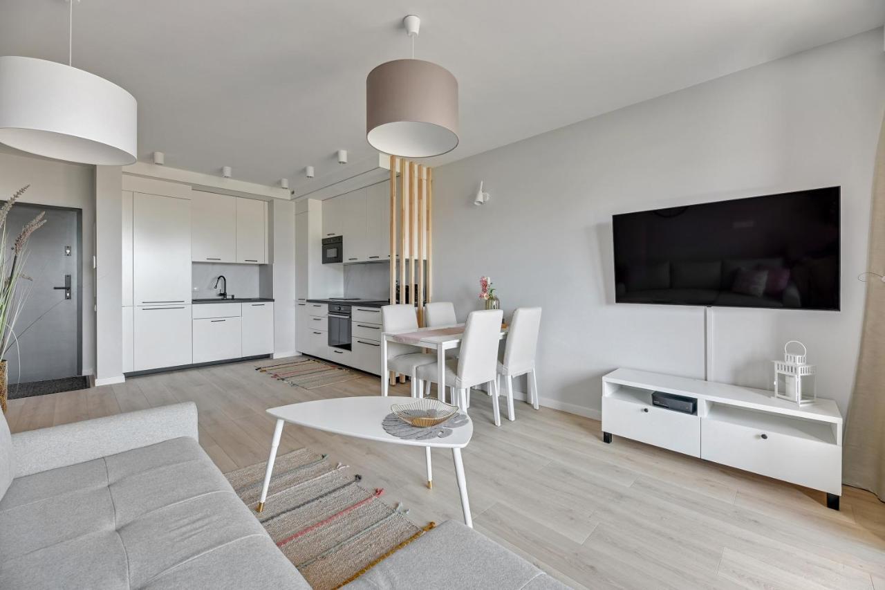 Chlebova - Riverside View Terrace, Free Parking, Gym & Kidsplay By Downtown Apartments Gdańsk Kültér fotó