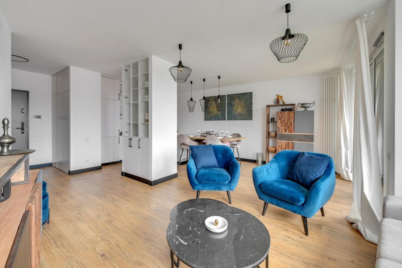 Chlebova - Riverside View Terrace, Free Parking, Gym & Kidsplay By Downtown Apartments Gdańsk Kültér fotó