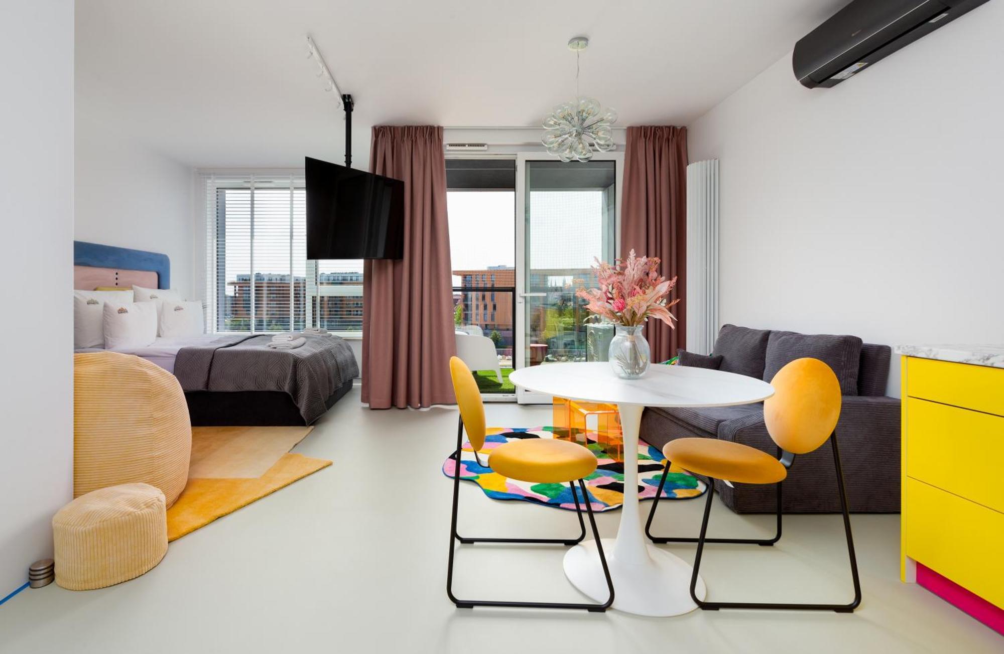 Chlebova - Riverside View Terrace, Free Parking, Gym & Kidsplay By Downtown Apartments Gdańsk Szoba fotó