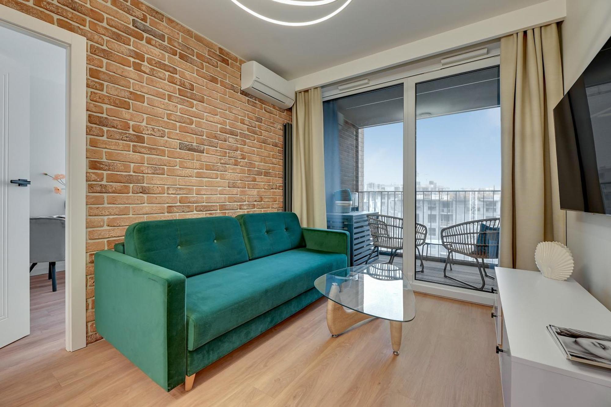 Chlebova - Riverside View Terrace, Free Parking, Gym & Kidsplay By Downtown Apartments Gdańsk Kültér fotó