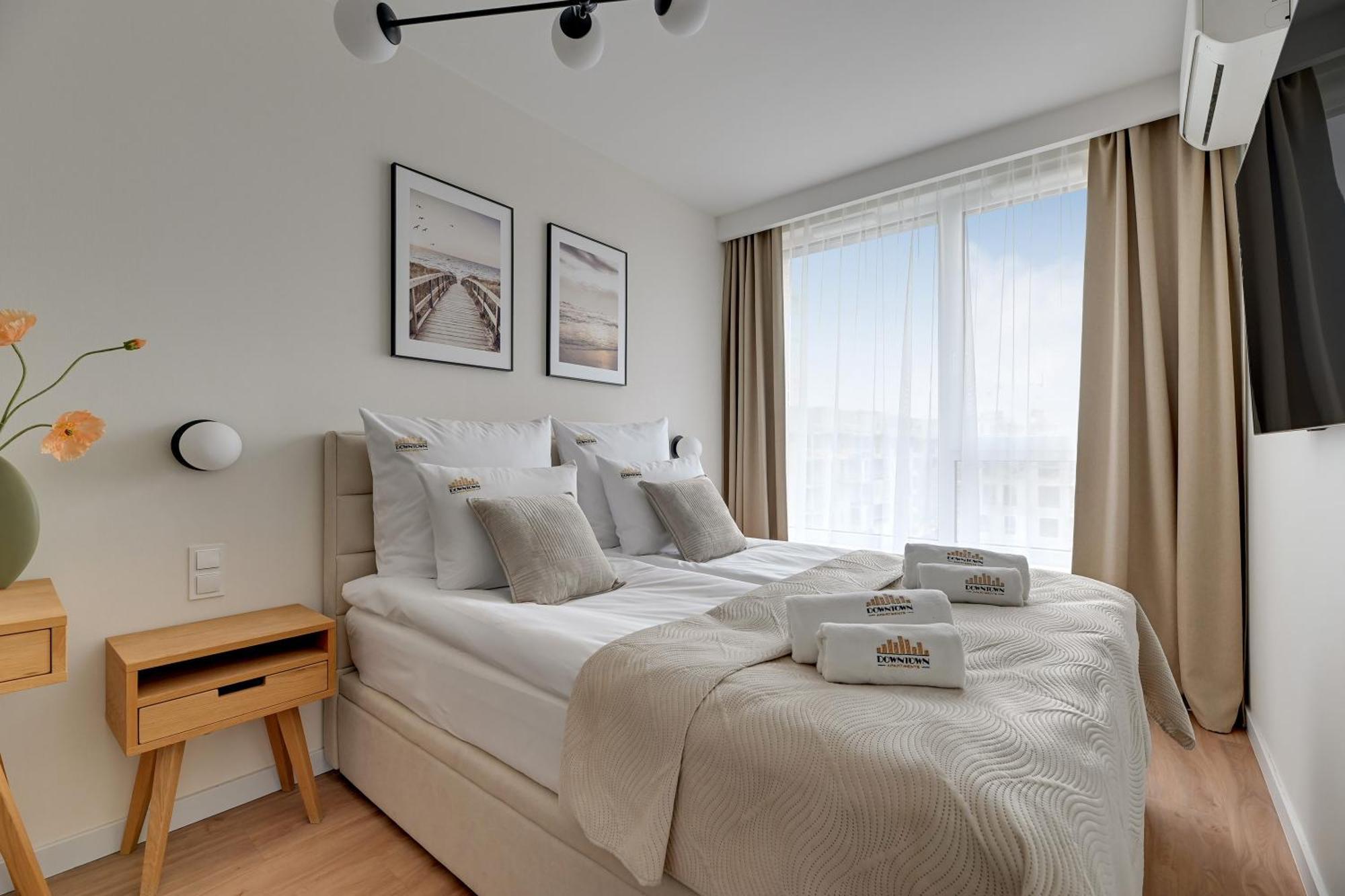 Chlebova - Riverside View Terrace, Free Parking, Gym & Kidsplay By Downtown Apartments Gdańsk Kültér fotó